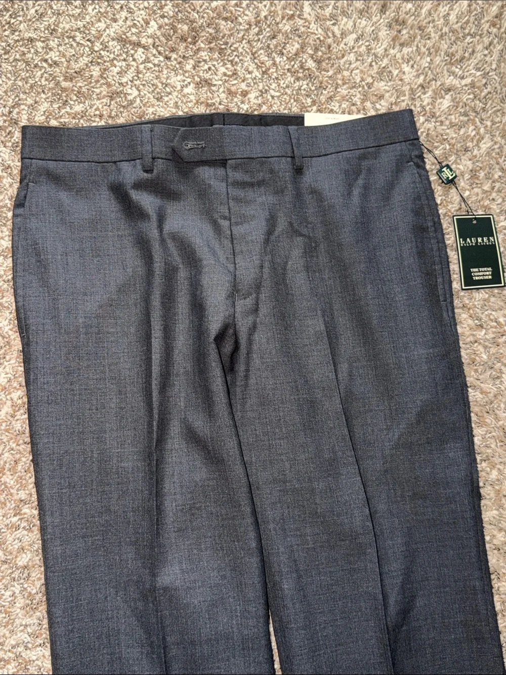 Ralph Lauren Men’s Charcoal Gray Dress Pants
